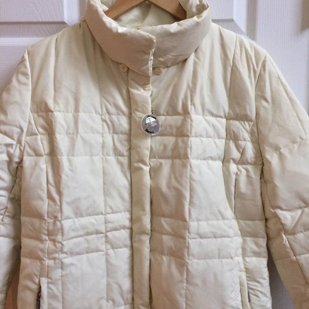 Monroe & Main quilted down puffer coat long M NWT - Picture 2 of 8